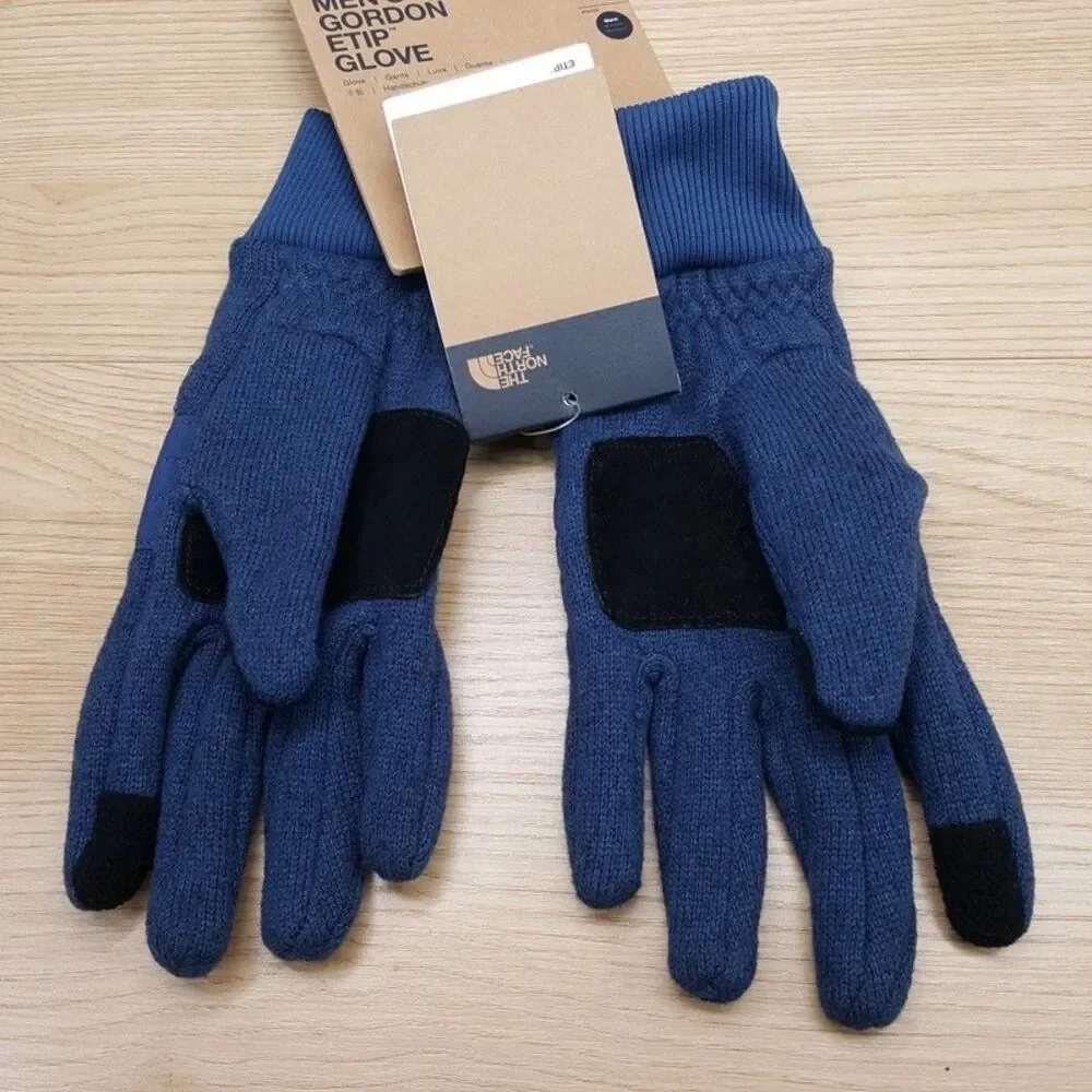 THE NORTH FACE Gloves Mens XL Blue Gordon Etip Fleece Lined Warm